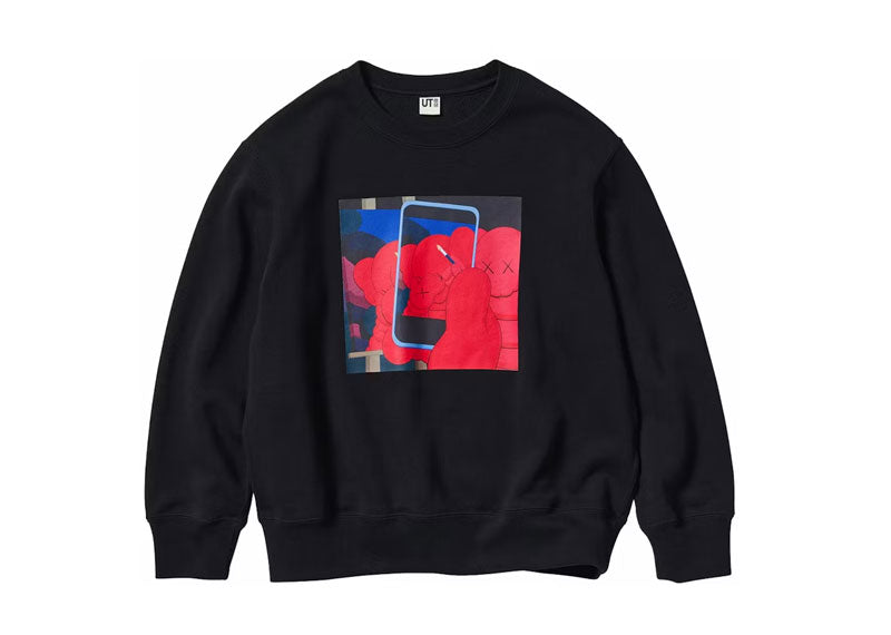KAWS x Uniqlo Warhol Kids' Graphic 476408 Sweatshirt Black | Soul Gallery
