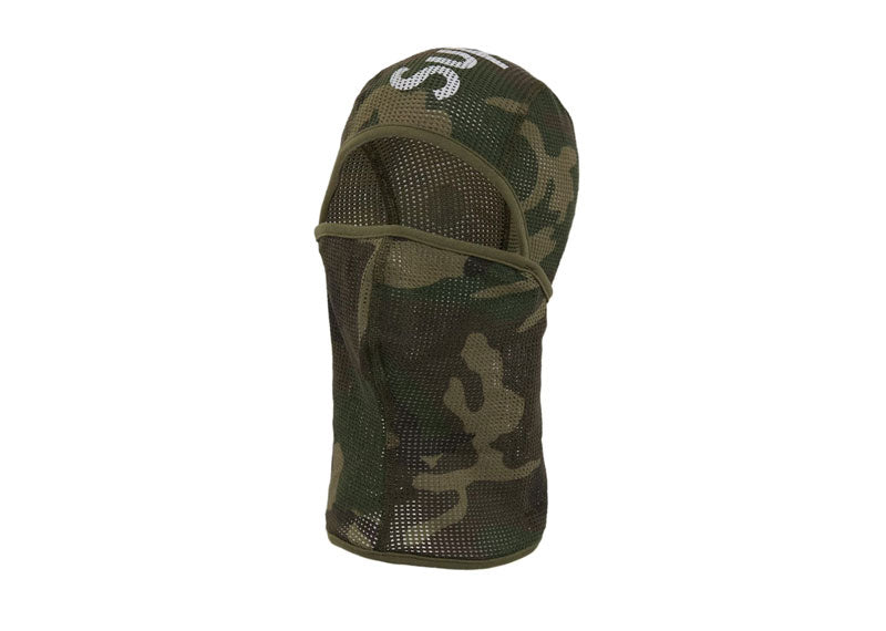 Supreme Mesh Lightweight Balaclava Woodland Camo