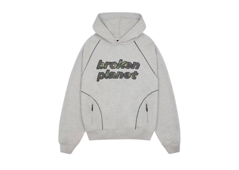 Broken Planet Performance Hoodie Heather Grey | Soul Gallery