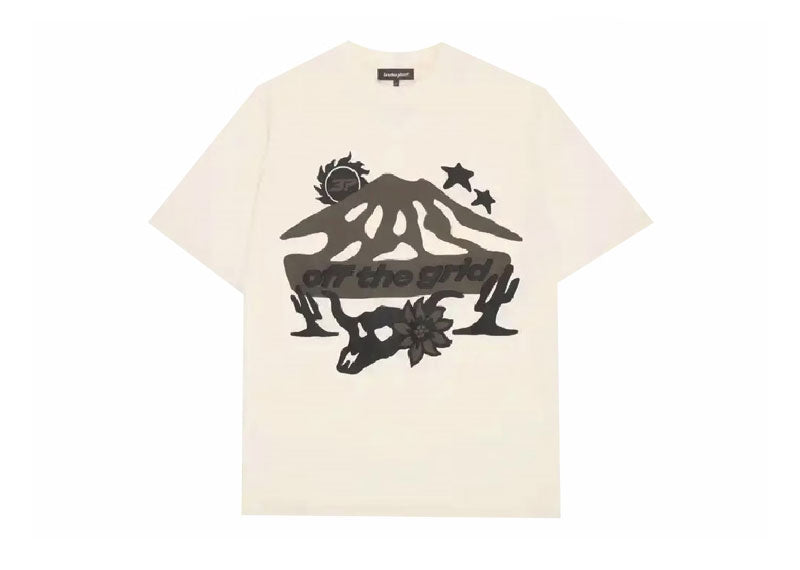 Broken Planet Off The Grid T-Shirt Vanilla White | Soul Gallery
