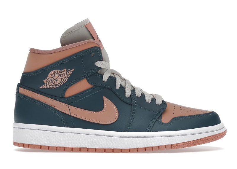 Jordan 1 Mid Dark Teal Green (Women's)