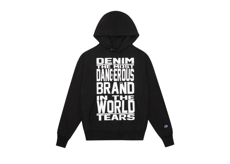 Denim Tears Mission Statement Hoodie Black | Soul Gallery