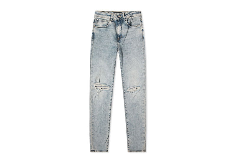 Represent Destroyer Denim Ripped Jeans Worn Blue | Soul Gallery