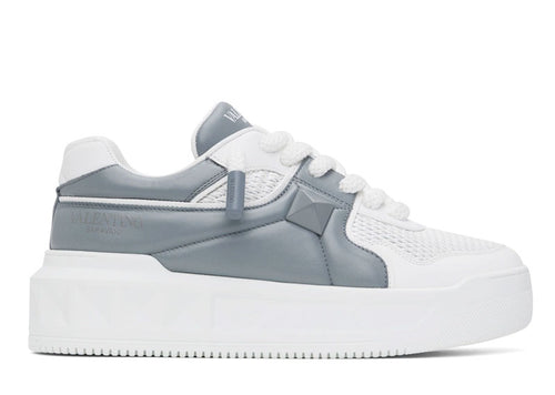 Valentino Garavani One Stud XL Sneaker White Gray | Soul Gallery