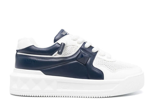 Valentino Garavani One Stud XL Sneaker Blue White | Soul Gallery