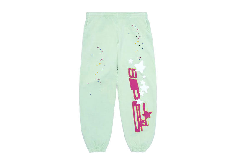 Sp5der SP5 Sweatpants Mint | Soul Gallery