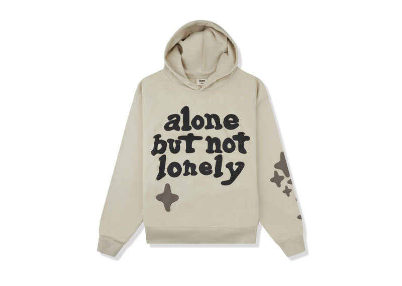 Broken Planet Alone But Not Lonely Hoodie Flat White | Soul Gallery