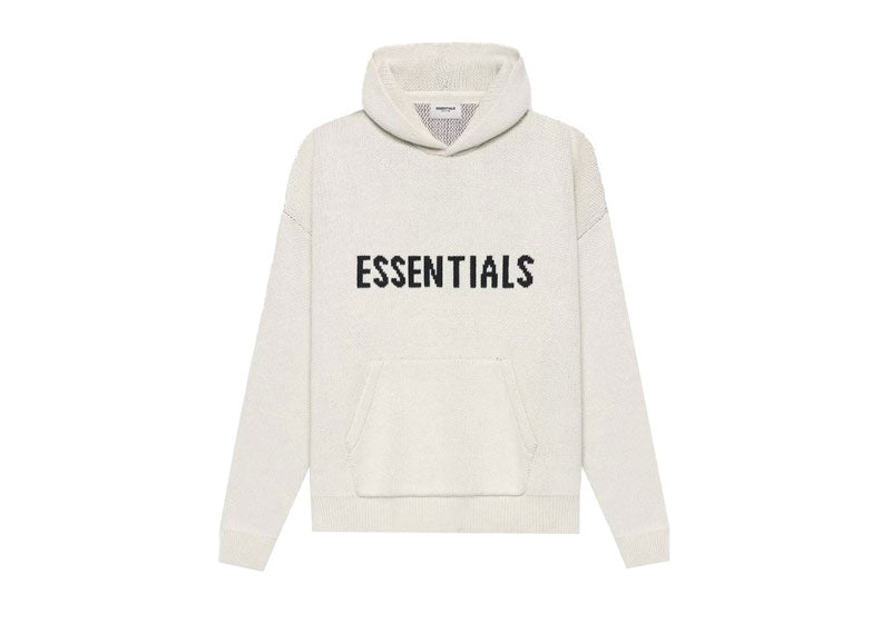 Fear of God Essentials Knit Pullover Hoodie Buttercream | Soul Gallery