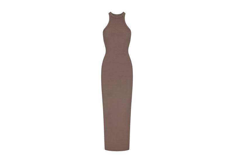 SKIMS Soft Lounge High Neck Tank Dress Amethyst | Soul Gallery