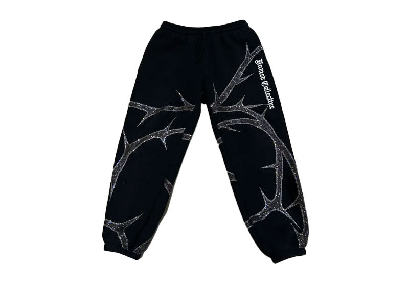 Named Collective Thorn Rhinestone Sweatpants Black | Soul Gallery