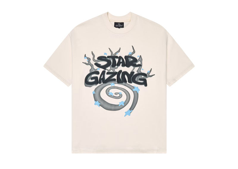 Broken Planet Star Gazing T-Shirt Vanilla White | Soul Gallery