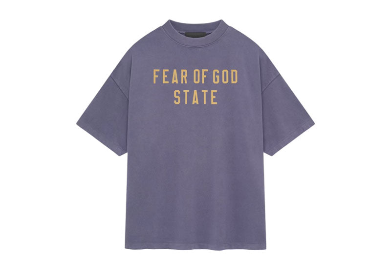 Fear of God Essentials Heavy Crewneck T-Shirt Lavender | Soul Gallery