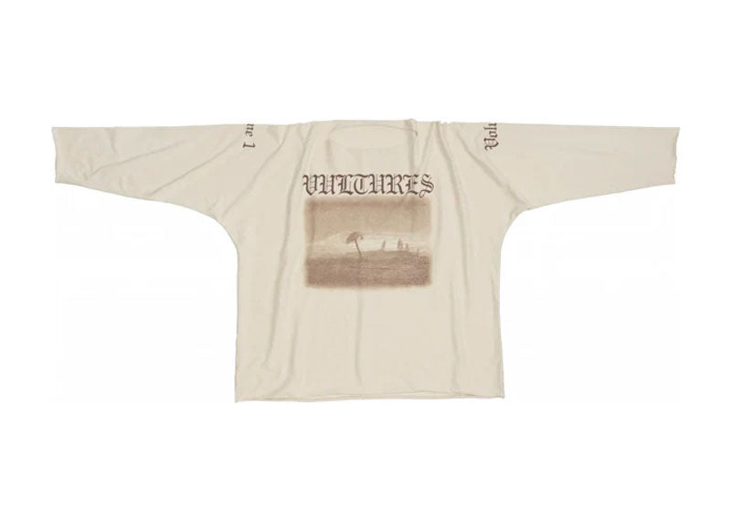 Yeezy Vultures Long T-Shirt White | Soul Gallery