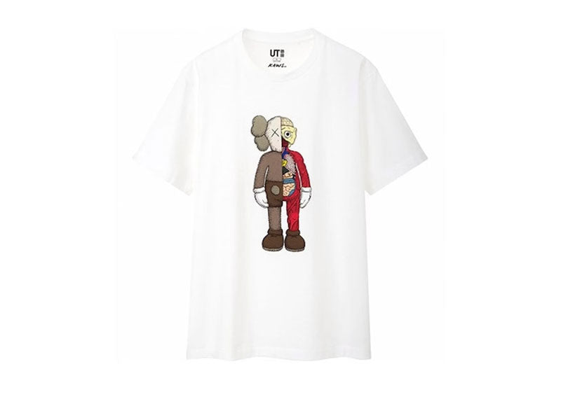 KAWS x Uniqlo Flayed T-Shirt White (Asia Sizing) | Soul Gallery