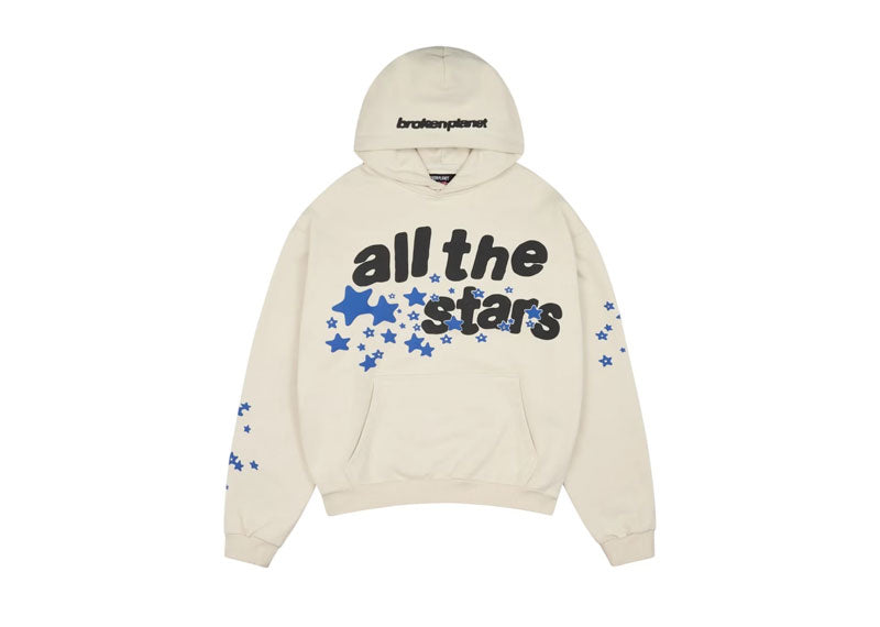 Broken Planet All The Stars Hoodie Ivory White | Soul Gallery