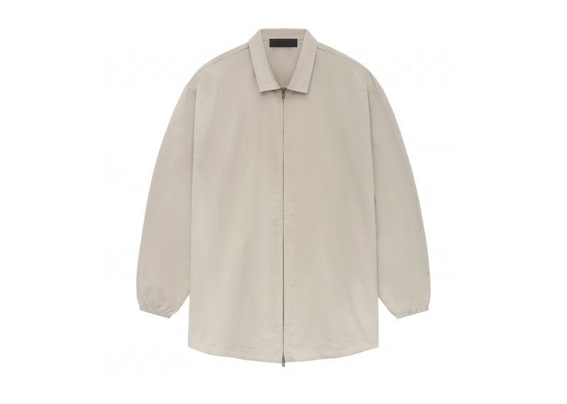 Fear of God Essentials Core Collection Cotton Twill Overshirt Mink