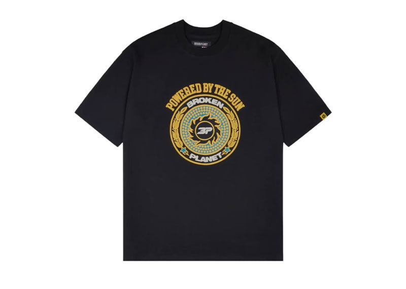 Broken Planet Crest T-Shirt Midnight Black | Soul Gallery