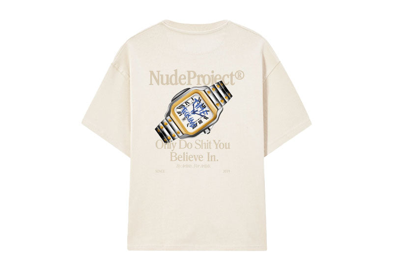 Nude Project Watch T-Shirt Marshmallow | Soul Gallery
