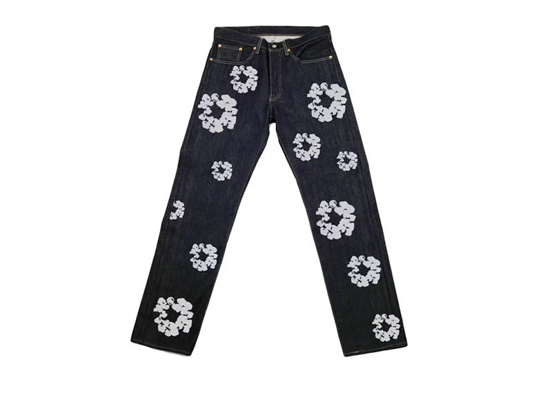 Denim Tears x Levi's Leather Cotton Wreath Jeans Selvedge | Soul Gallery