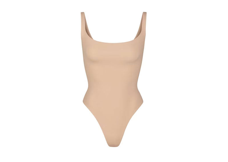 SKIMS Fits Everybody Cami Thong Bodysuit Clay