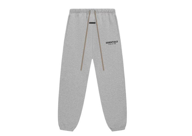 Fear of God Essentials Fleece Essential Sweatpant Light Heather Gray | Soul Gallery