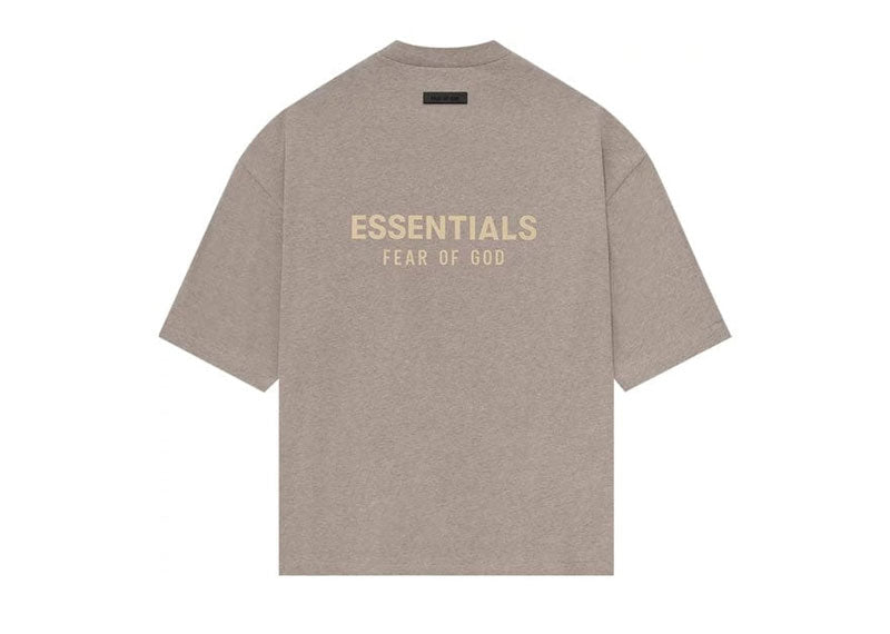 Fear of God Essentials V-Neck T-Shirt Core Heather (2) | Soul Gallery