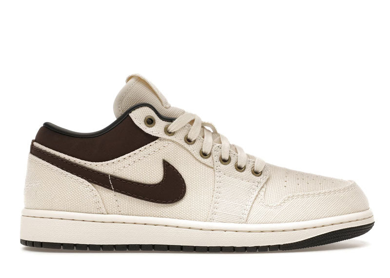 Jordan 1 Low Premium Pale Ivory Off Noir Baroque Brown | Soul Gallery