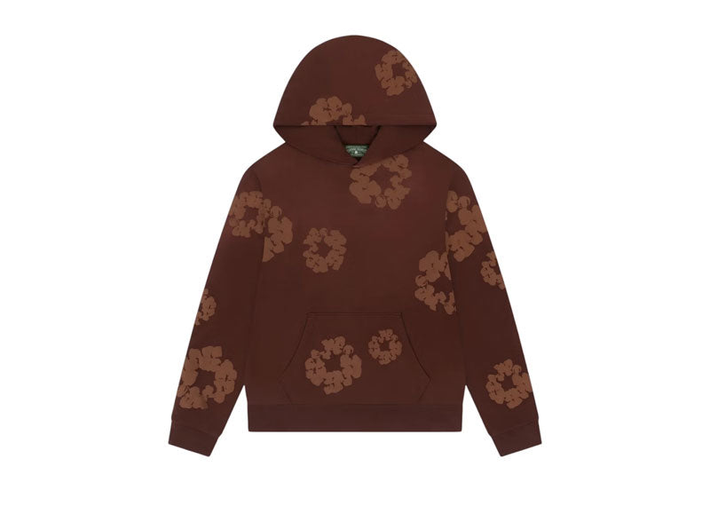 Denim Tears Mono Cotton Wreath Hoodie Brown | Soul Gallery