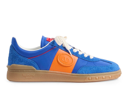 Valentino Garavani Upvillage Low-Top Sneaker Blue/Orange | Soul Gallery
