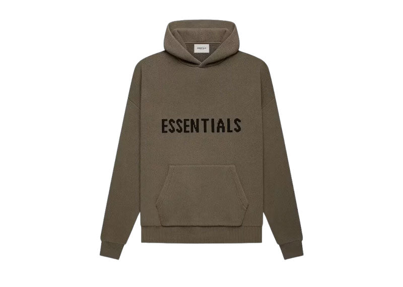 Fear of God Essentials Knit Pullover Hoodie Harvest | Soul Gallery