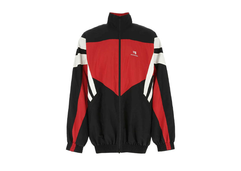 Balenciaga Sporty B Embroidered Tracksuit Black/Red | Soul Gallery