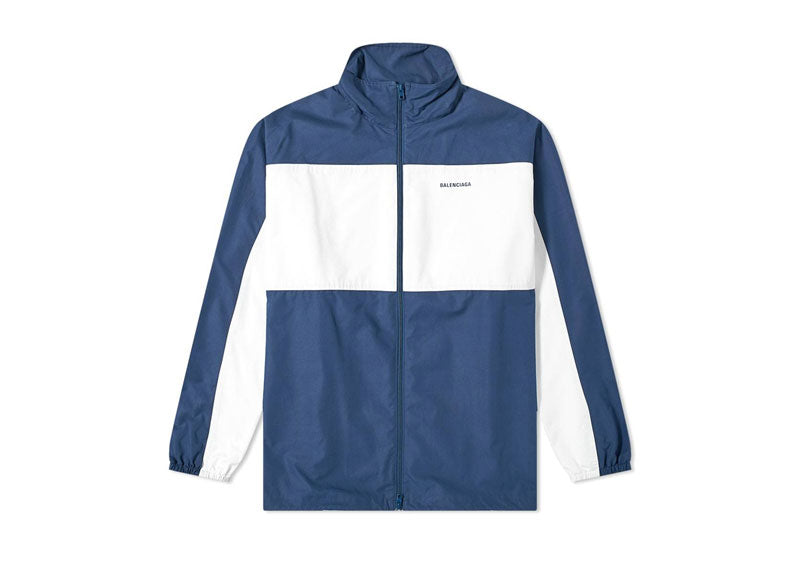 Balenciaga Retro Panel Jacket Blue/White | Soul Gallery