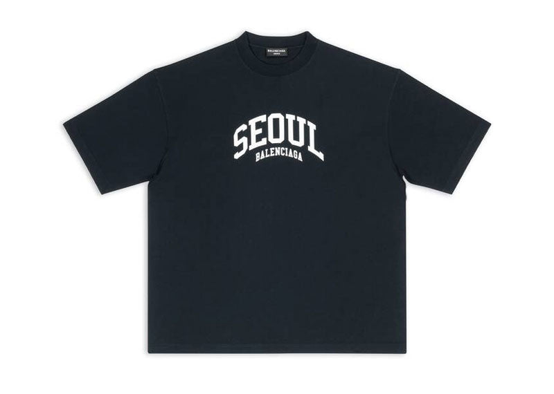 Balenciaga Seoul Oversized T-Shirt Black | Soul Gallery