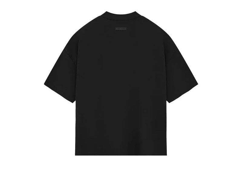 Fear of God Essentials Jersey Crewneck T-Shirt Black (FW24)