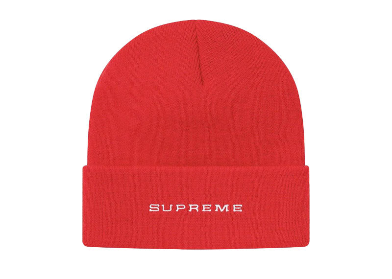 Supreme Nike Snakeskin Beanie Red
