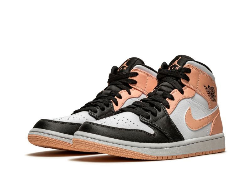 Jordan 1 Mid Arctic Orange Black Toe