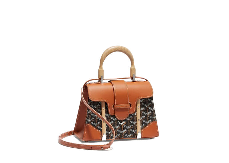 Goyard Saigon Structure Mini Bag Black/Tan