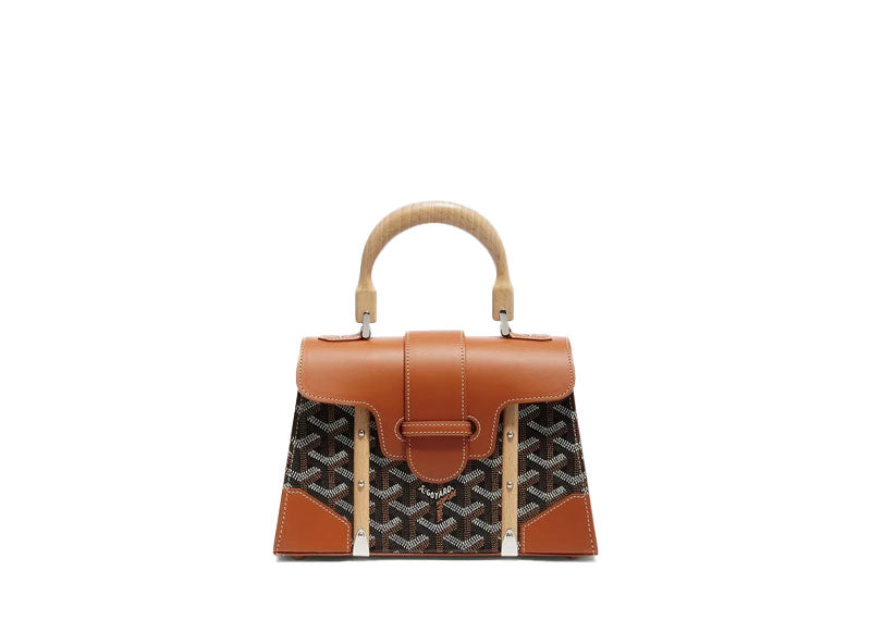 Goyard Saigon Structure Mini Bag Black/Tan