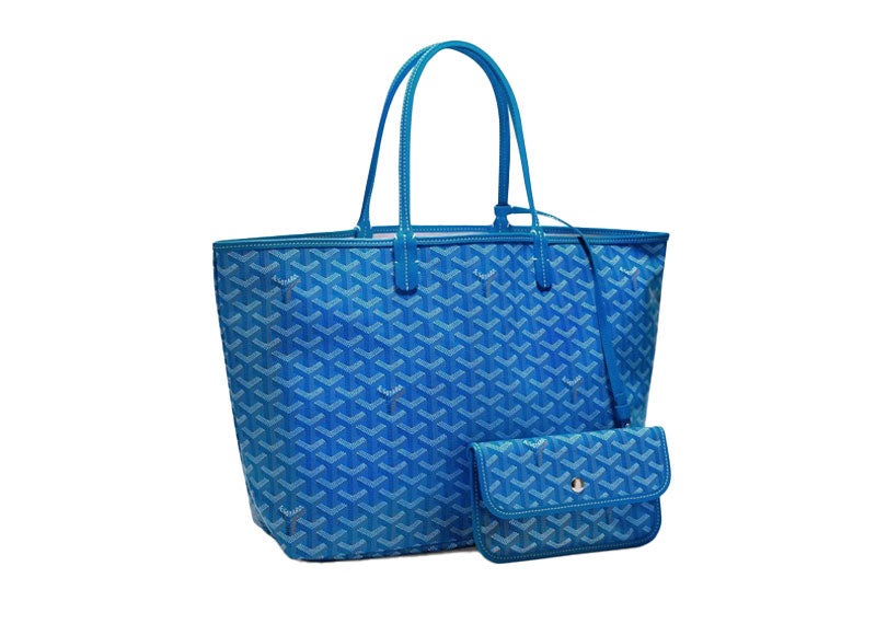 Goyard Saint Louis Tote PM Blue (2)