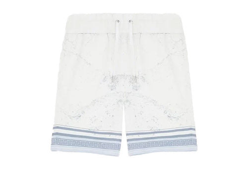 Maniere De Voir Vision Printed Shorts Blue