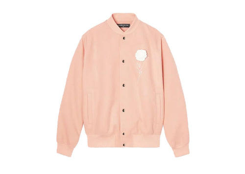 Maniere De Voir Varsity Jacket Pink