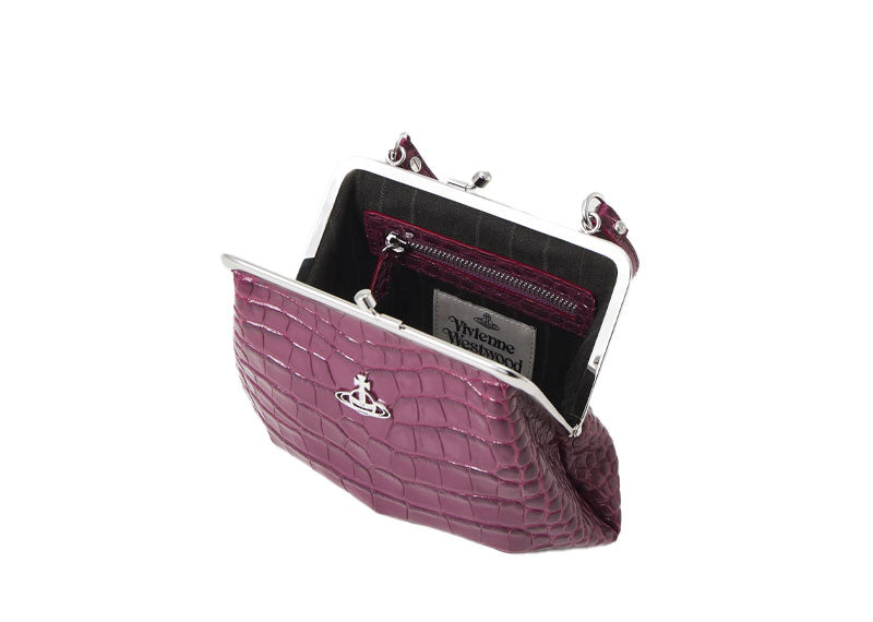 Vivienne Westwood Granny Frame Purse Purple