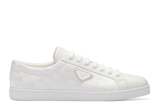 Prada PRAX 01 Sneakers Re-Nylon Brushed Leather White