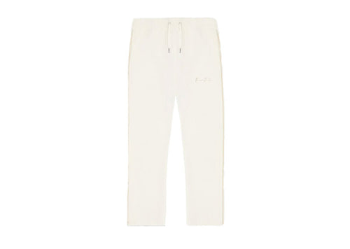 Maniere De Voir Ribbed Velour Track Pants Cream