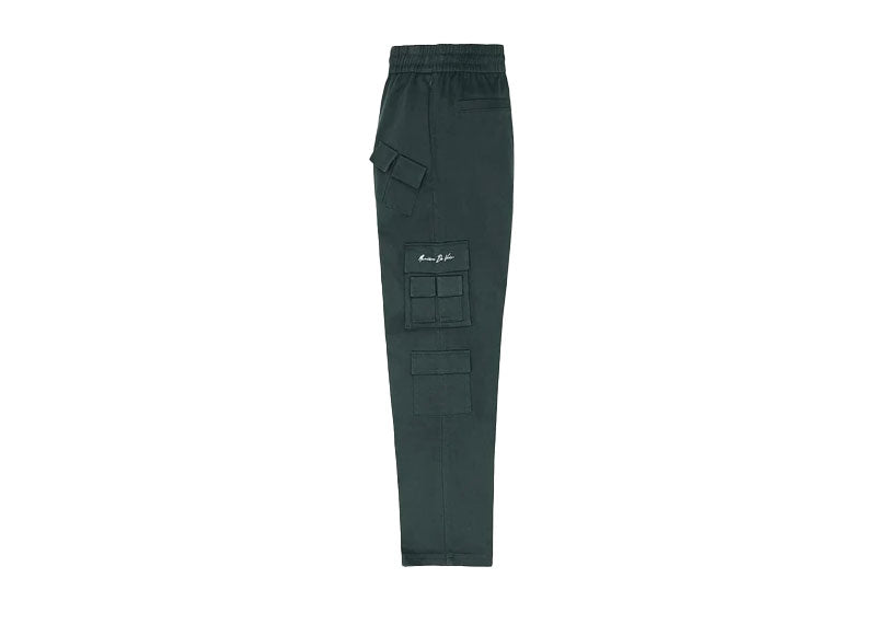 Maniere De Voir Multi Pocket Cargo Pants Forest Green