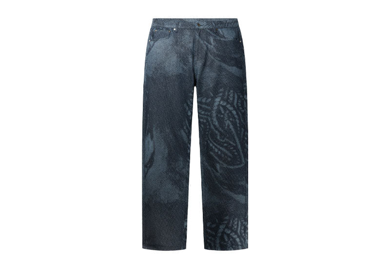 Daily Paper Braids Jeans Mid Blue Denim