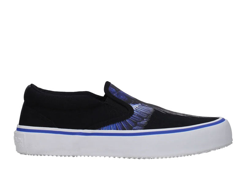 Marcelo Burlon Wings Vulcanized Slip On Black Blue