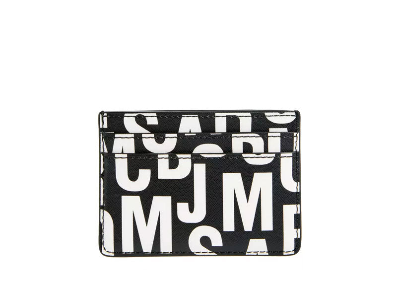 Marc Jacobs Jumbled Logo Trademarc Card Case Black/White