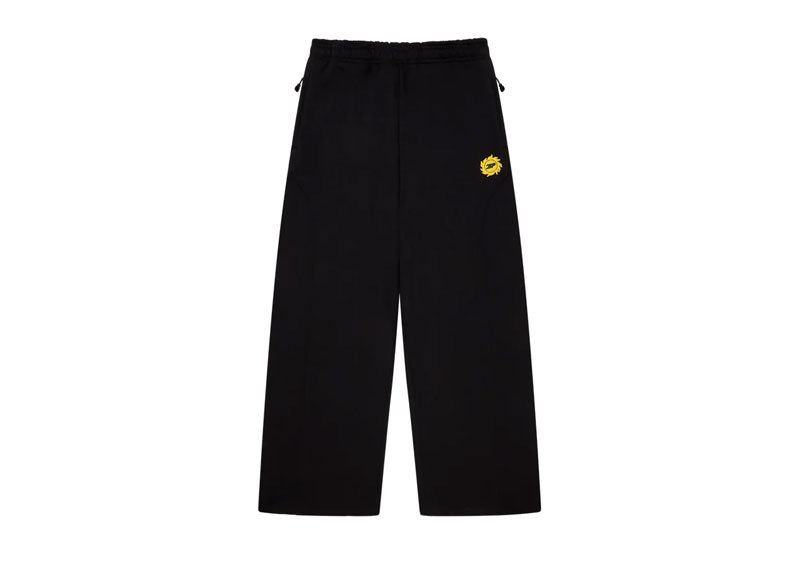 Broken Planet Sweatpants Wide Leg Cosmic Speed Midnight Black