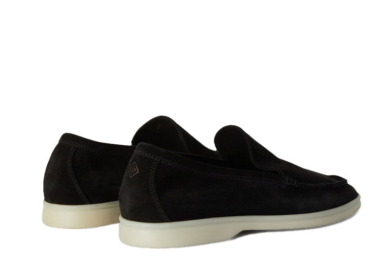 Loro Piana Summer Walk Loafer Suede Black